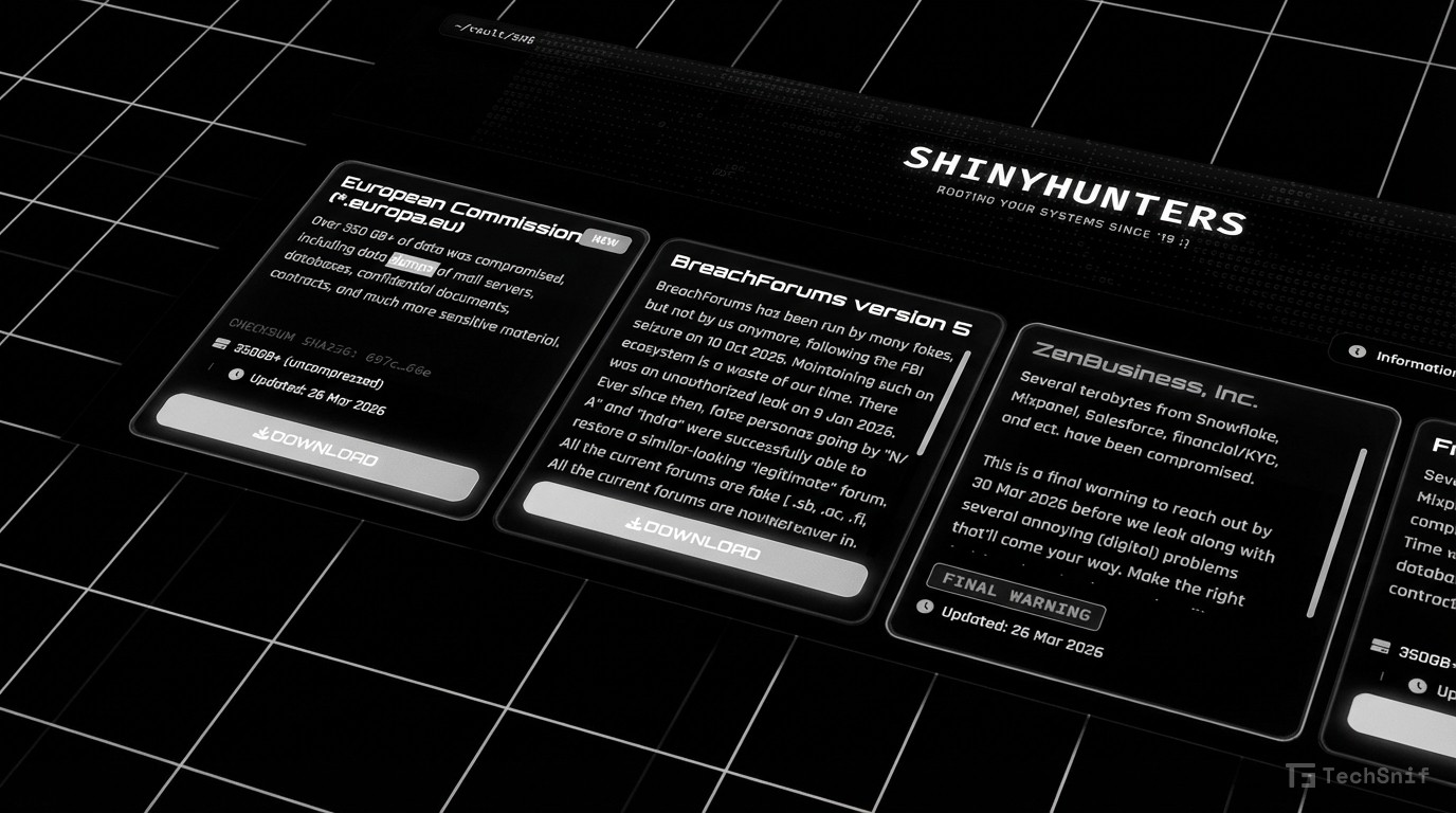 ShinyHunters Claims 350GB+ Data Heist From European Commission