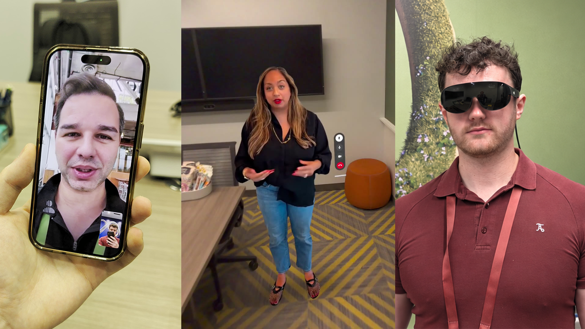 A look at Holograms, Meta's take on Apple Vision Pro's Personas, launching with a shoulders-up version this fall for WhatsApp calls on Ray-Ban Display glasses