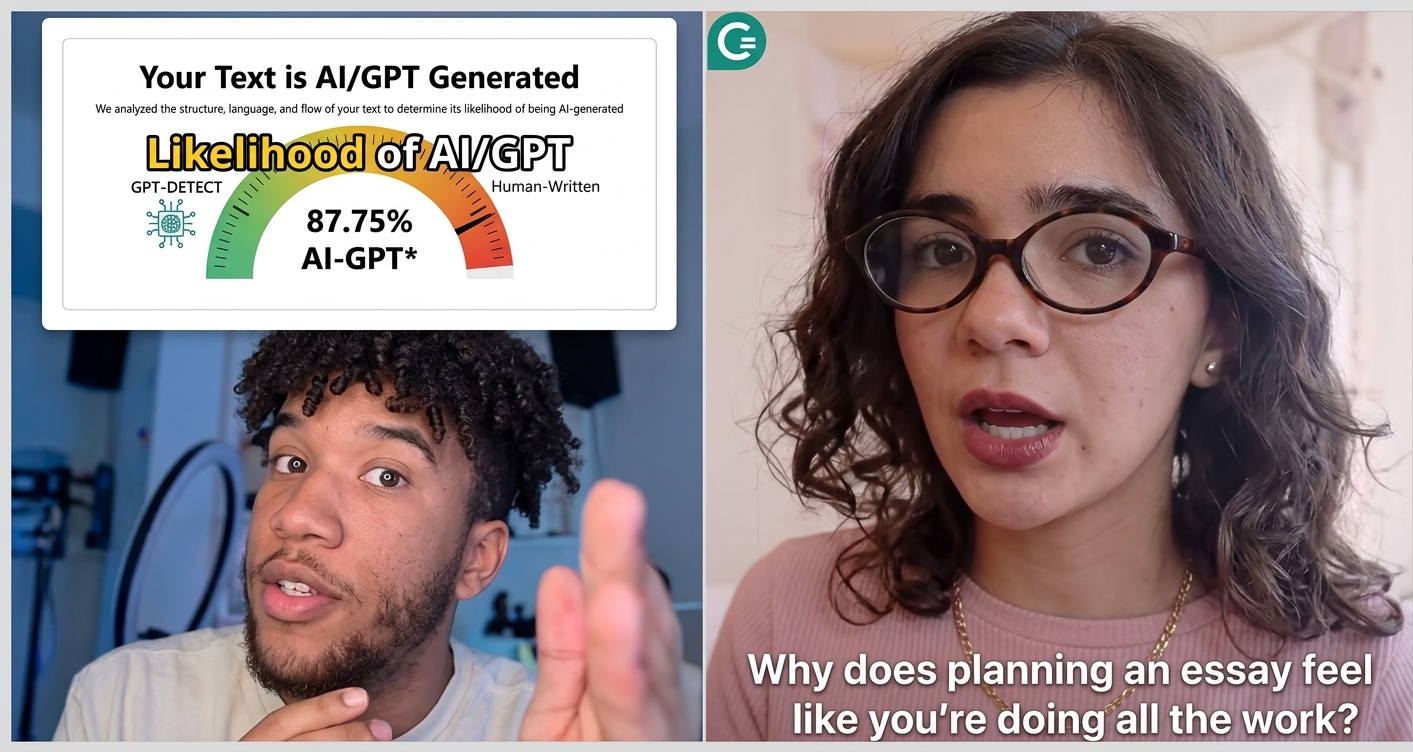 A look at "humanizer" and "autotyper" apps that help students evade AI-detection software by slowly auto-typing essays and making AI text sound less robotic