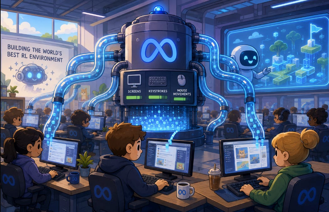 A look at Meta Superintelligence Labs' growth in the past year, including a top-tier RL environment and compute ramp that could catch up to Anthropic and OpenAI