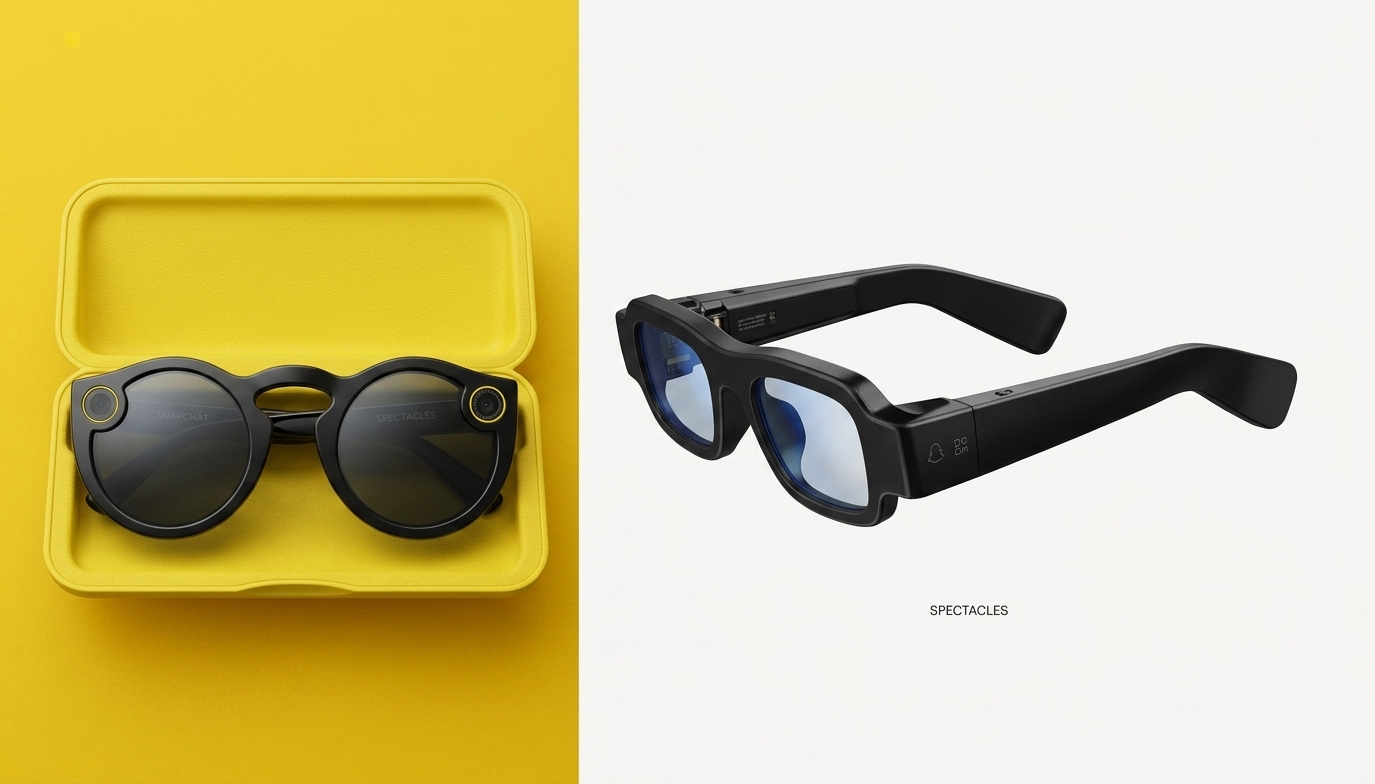 A look at Specs, which have a battery life of up to four hours and a case with four charges, and an interview with Snap CEO Evan Spiegel about the AR glasses