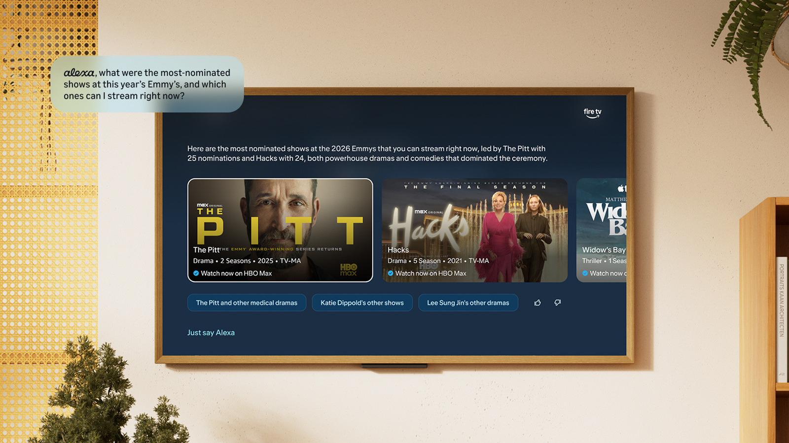 Amazon says Fire TV now offers integrated live content from 40+ apps, like YouTube TV and DirecTV, and plans a Music app with podcasts and concerts in the fall