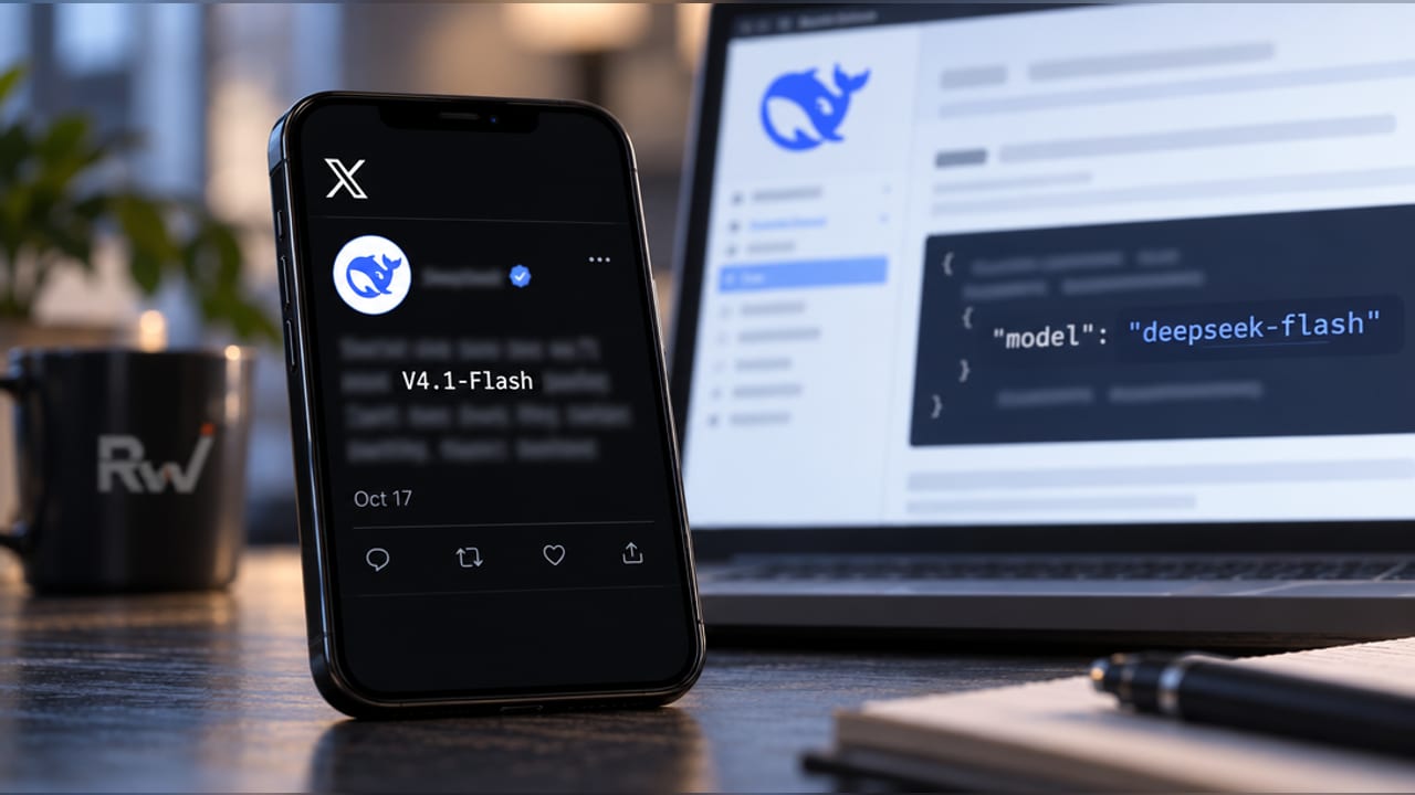DeepSeek releases V4.1-Flash-1017, an update it says offers "stronger benchmark performance, faster task completion, and shorter outputs" than its predecessor