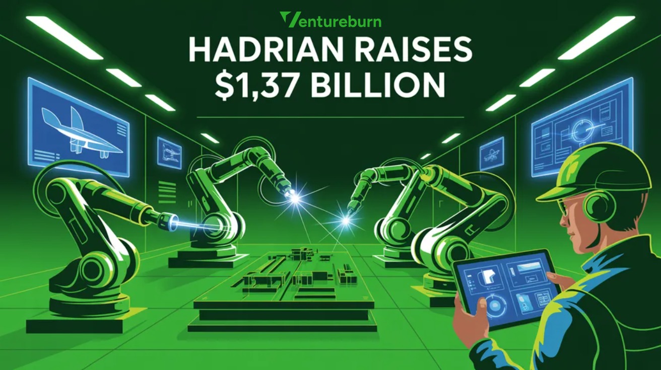 Defense tech company Hadrian raised a $1.37B Series D at an $8B valuation to expand its factories and Opus software platform, after a $260M Series C in 2025