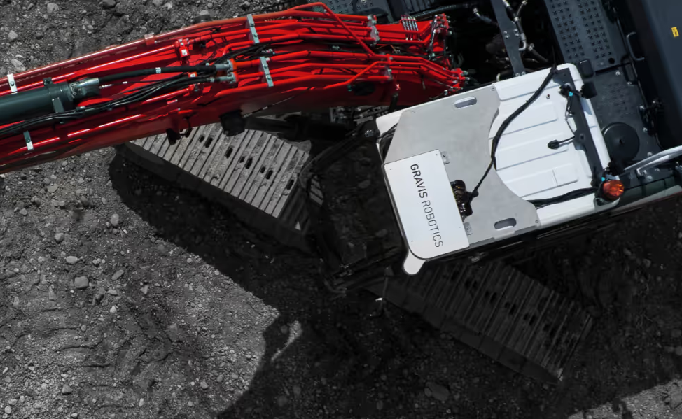 ETH Zurich spinout Gravis Robotics raised a $200M Series A from SoftBank to scale Gravis Rack, an autonomous control appliance for retrofitting onto excavators
