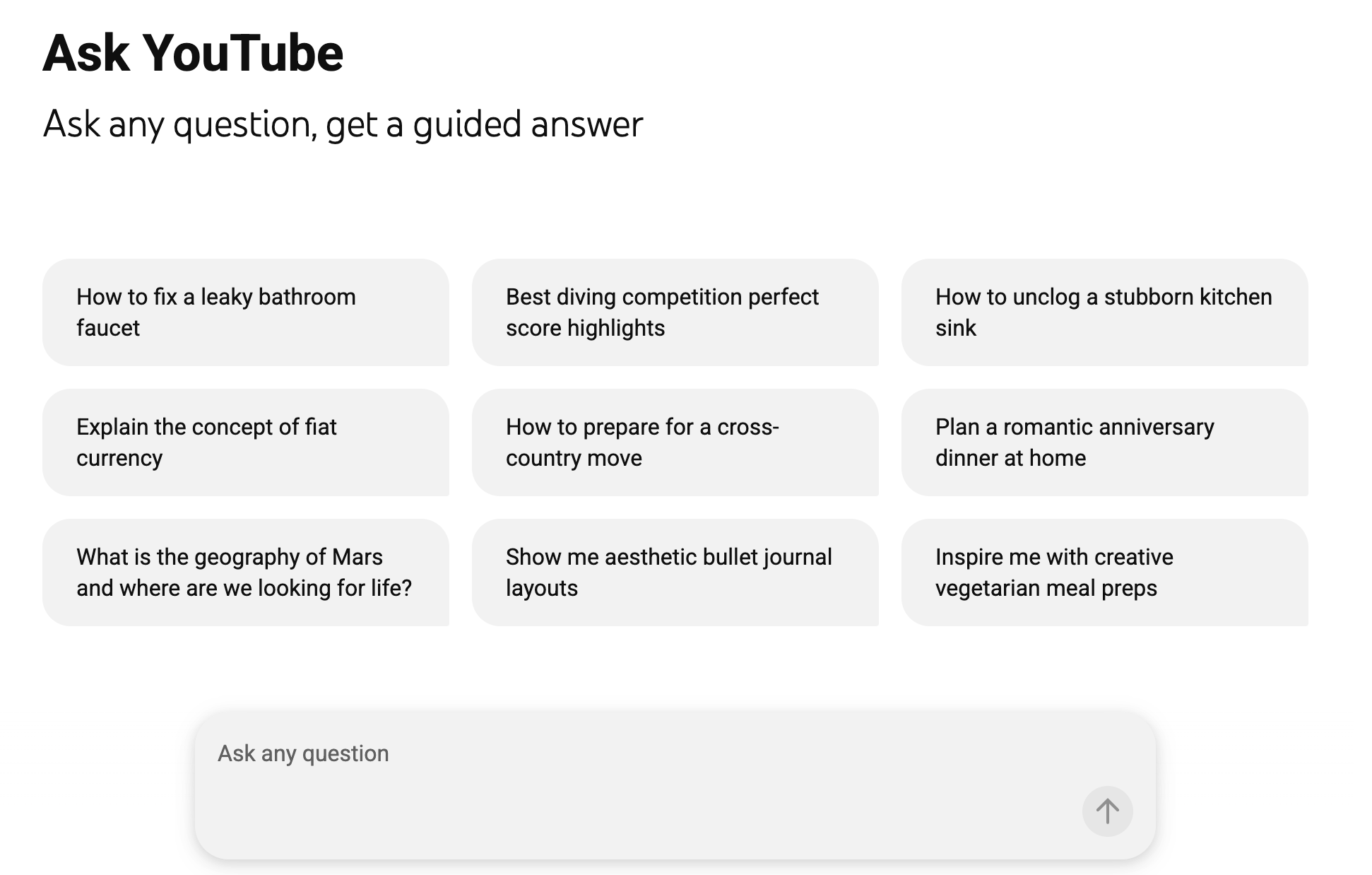 Google launches Ask YouTube, a conversational AI search "experiment" that generates pages with videos and text summaries, for Premium users in the US aged 18+