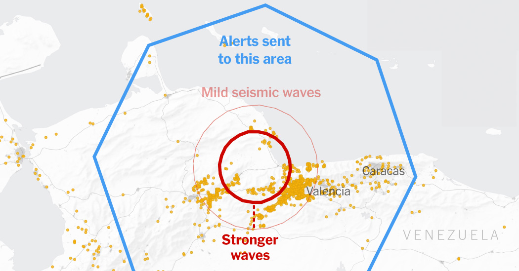 Google's Earthquake Alerts system reached 11.4M+ Android users ahead of Venezuela's June 24 earthquakes, providing seconds or up to two minutes of prior notice