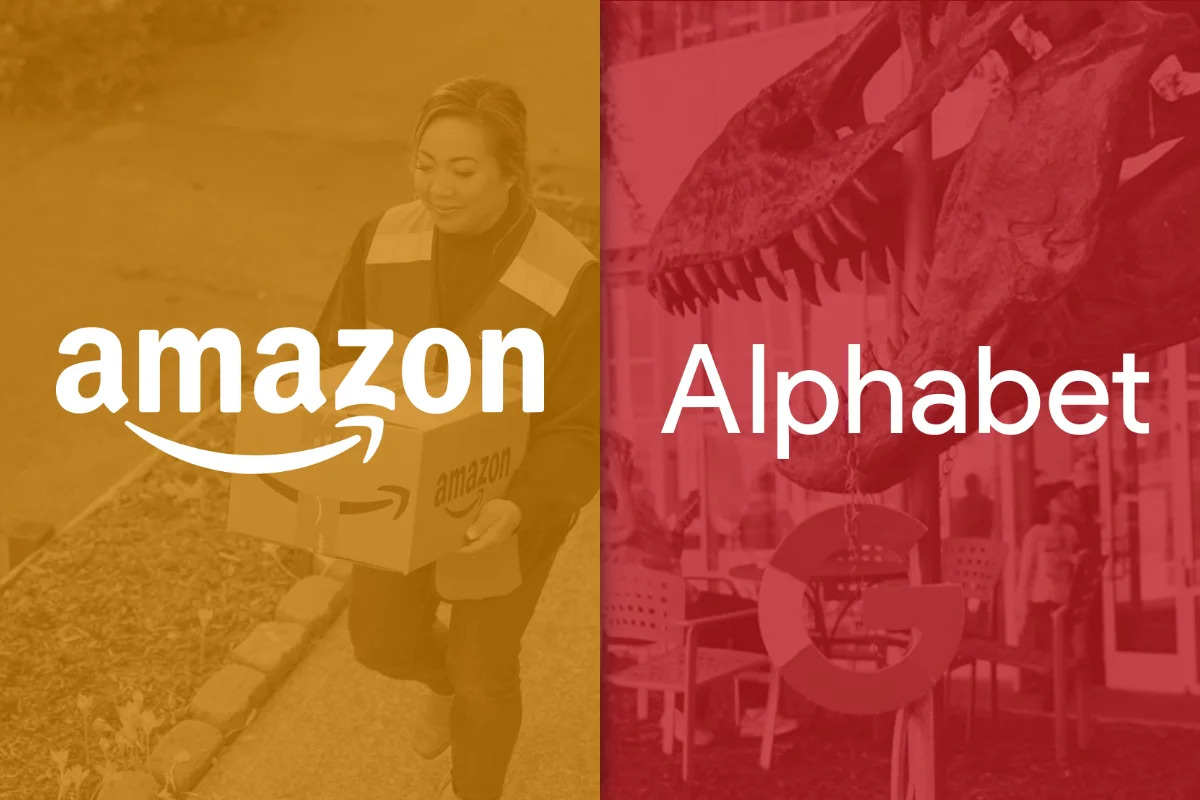 In Q2, "other income", mostly from investment gains, at Amazon and Alphabet totaled ~$121B after taxes and made up 66% and 71%, respectively, of profits
