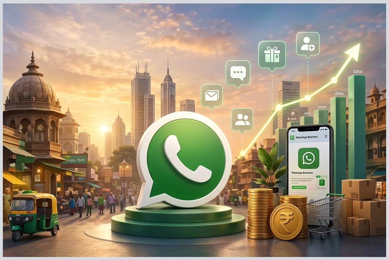 India drives 50%+ of WhatsApp's global revenue, or $1B+ annually, largely via business messaging, which likely helped Kunal Shah get WhatsApp's top job