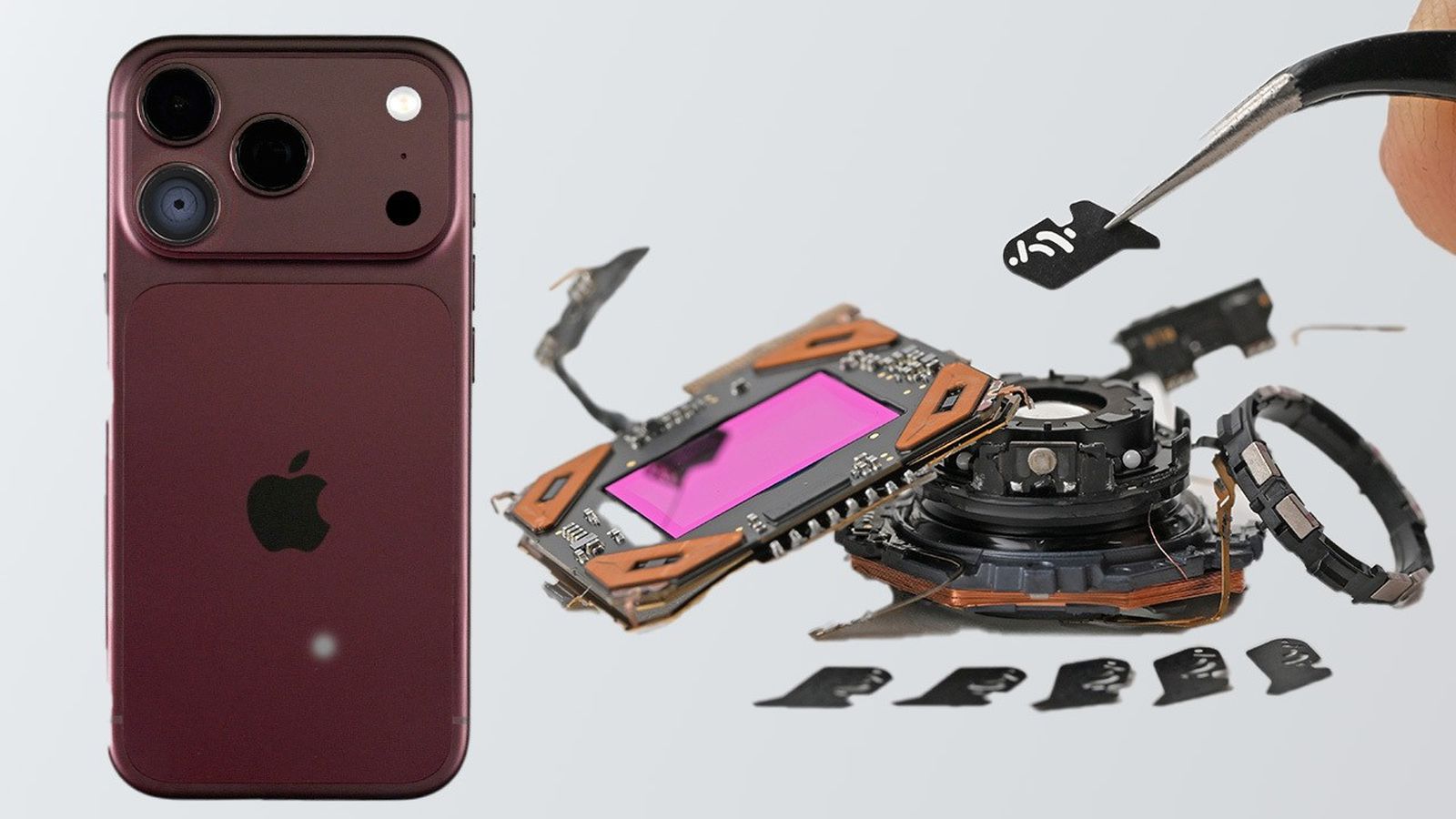 IPhone 18 Pro teardown: its SoC now sits outside the logic board for better cooling, the variable aperture is thoughtfully designed but hard to repair, and more