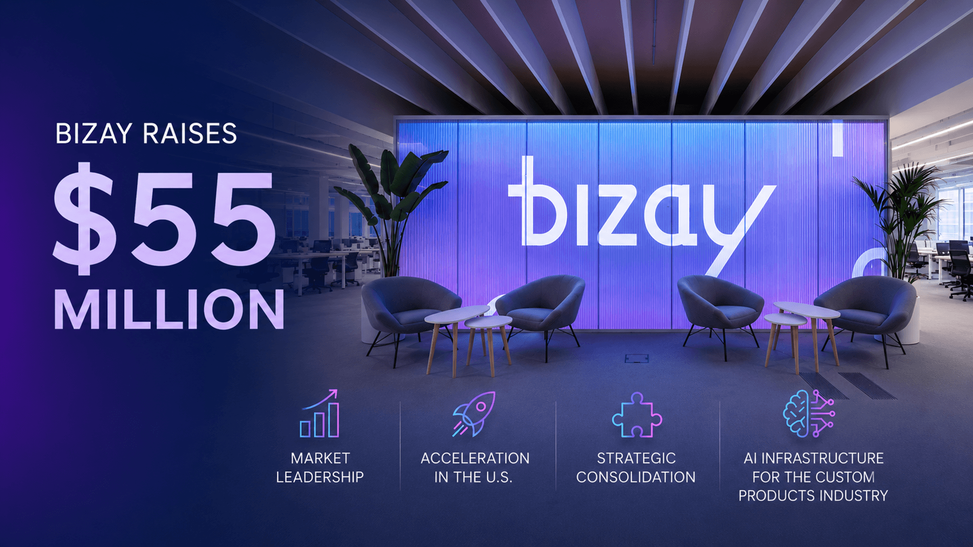 Lisbon-based Bizay, a customized products marketplace for SMBs, raised a $55M Series D led by Indico, as it aims to accelerate its US expansion