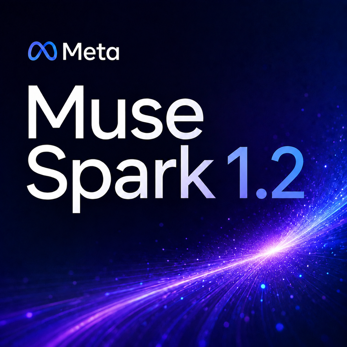 Meta's Muse Spark 1.2 scores 54 on the Artificial Analysis Intelligence Index, putting Meta next to SpaceXAI in a tie for third place amongst US labs