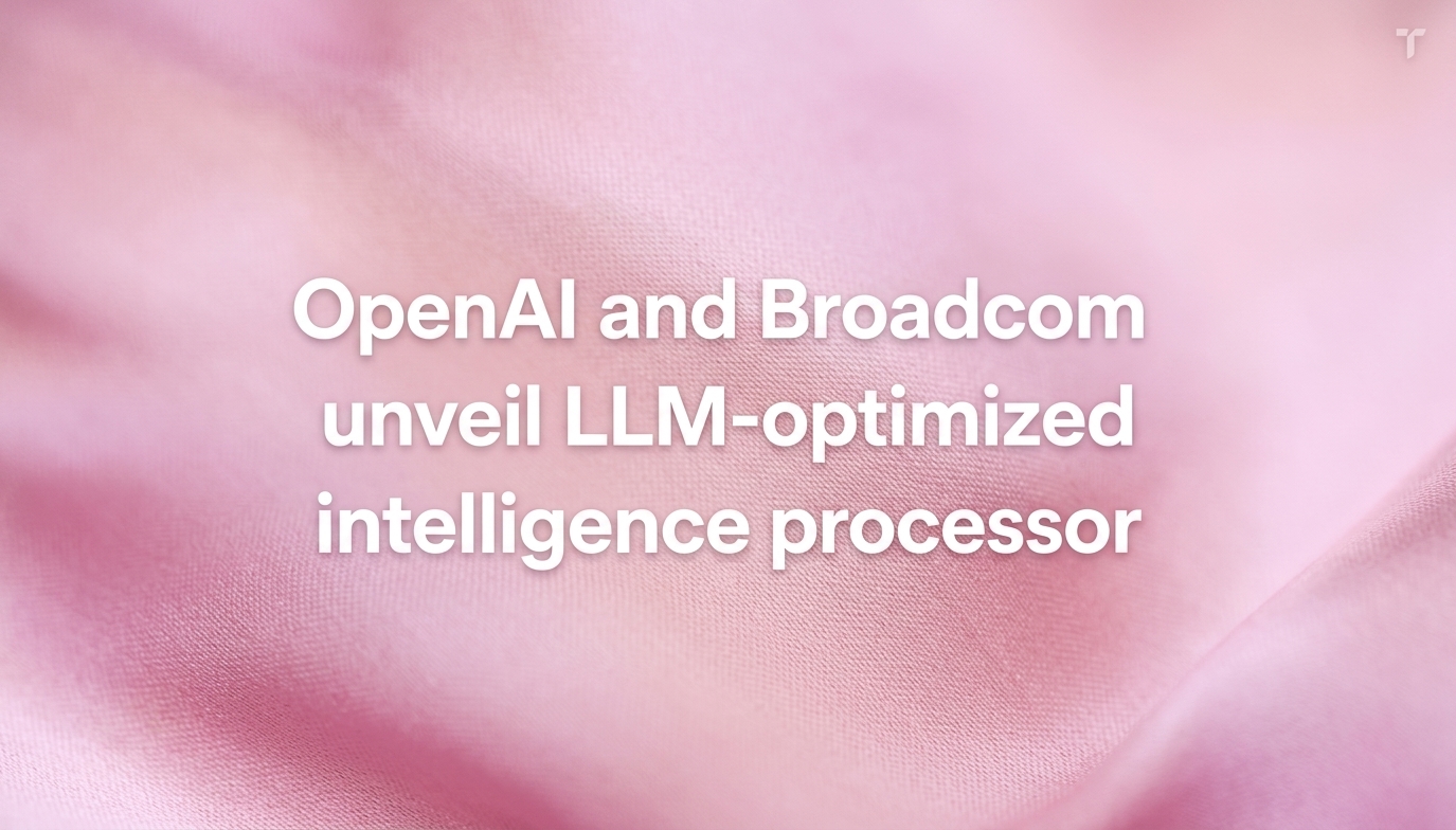 OpenAI and Broadcom unveil Jalapeño, an LLM-optimized inference chip developed from design to manufacturing tape-out in nine months, aided by OpenAI's models