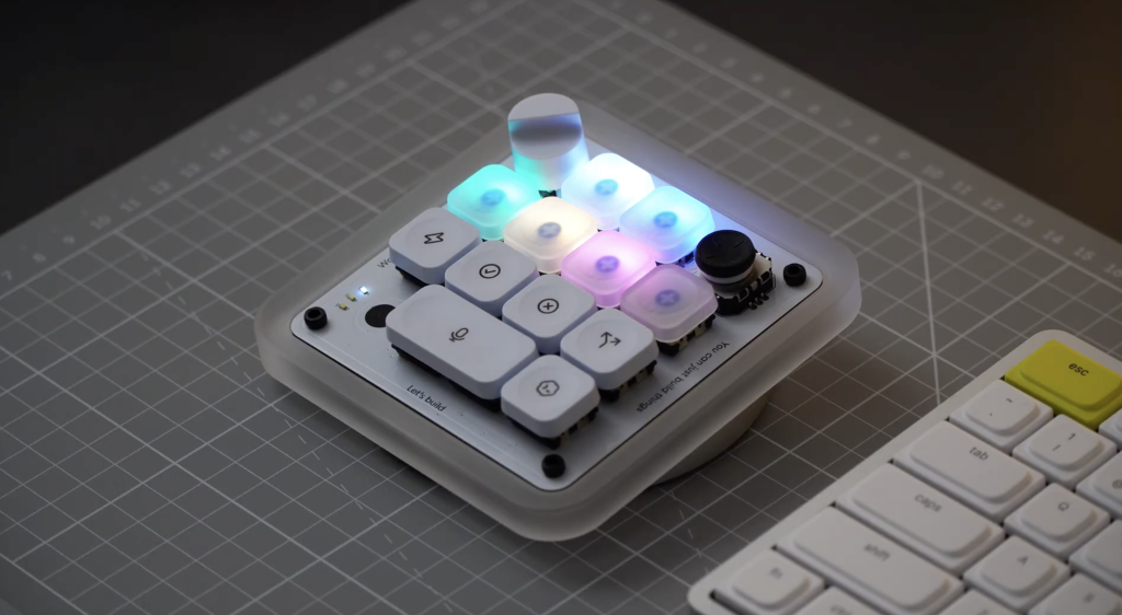 OpenAI launches Codex Micro, a $230 desktop keypad built in collaboration with keyboard maker Work Louder, with backlit keys, a rotary knob, and a tiny joystick