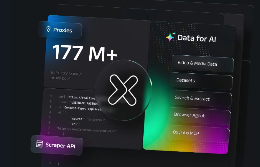 Oxylabs, which develops web data scraping infrastructure, received a $130M investment at a $3.6B valuation from Warburg Pincus, its first outside investment