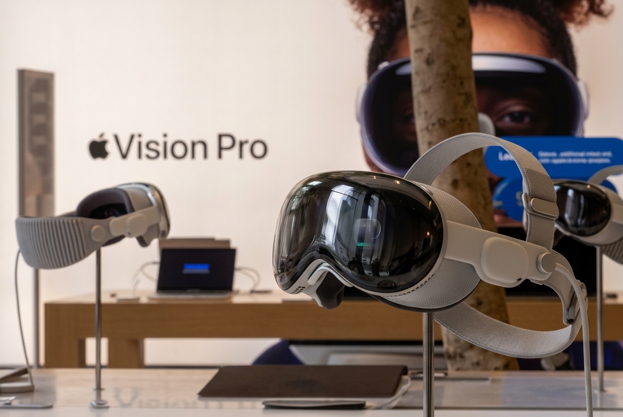 Paul Meade, Apple's top executive in charge of Vision Pro and smart glasses efforts, is leaving for OpenAI to work on the company's AI-powered devices