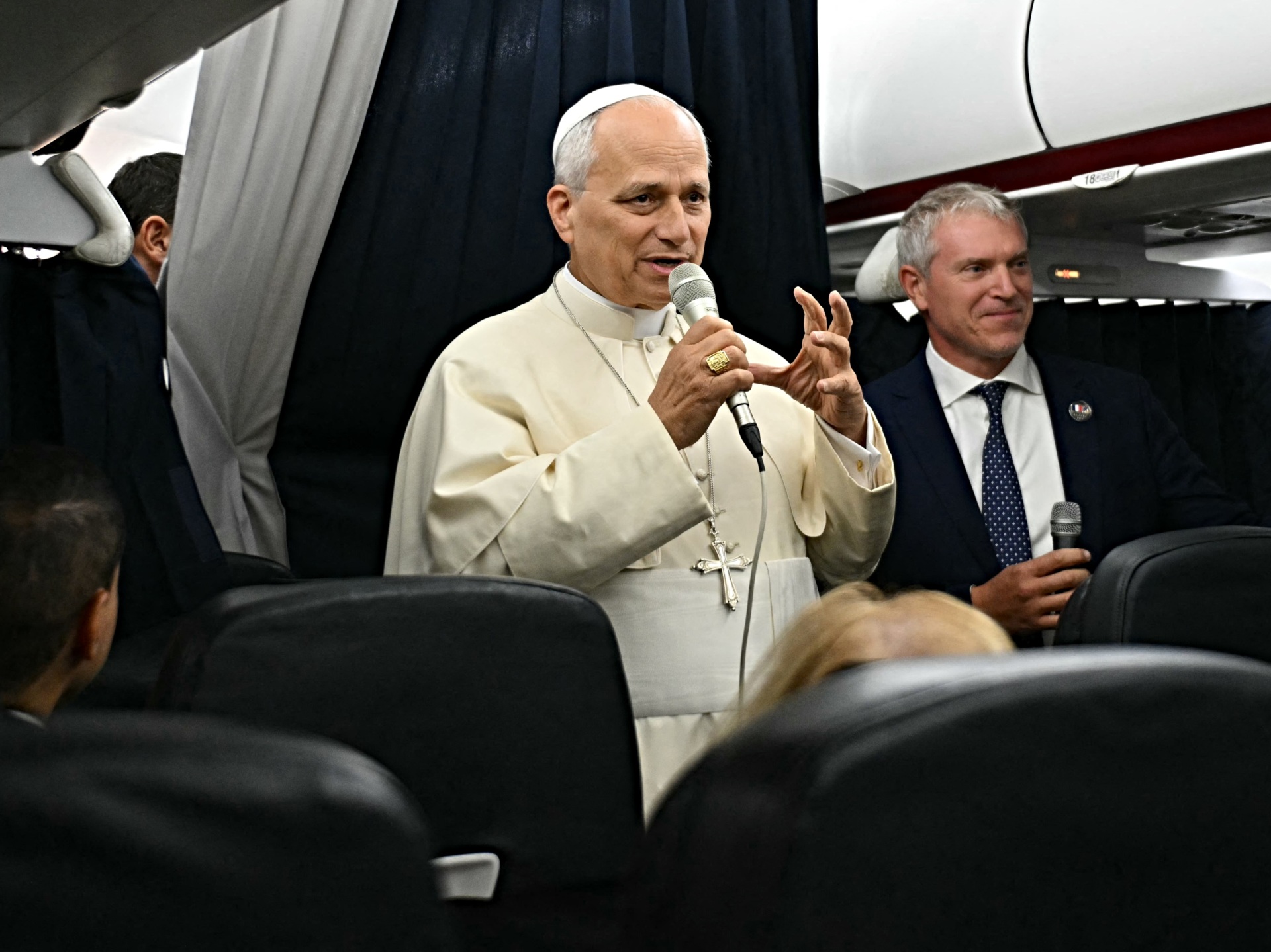 Pope Leo XIV rebukes Jensen Huang for downplaying AI risks, saying "the concerns raised by many of the experts, specialists in AI, should be taken seriously"