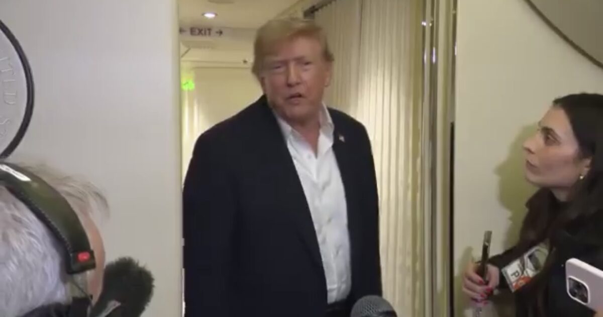President Trump expresses support for Flock "because of law enforcement", while acknowledging some people consider the surveillance technology "an infringement"