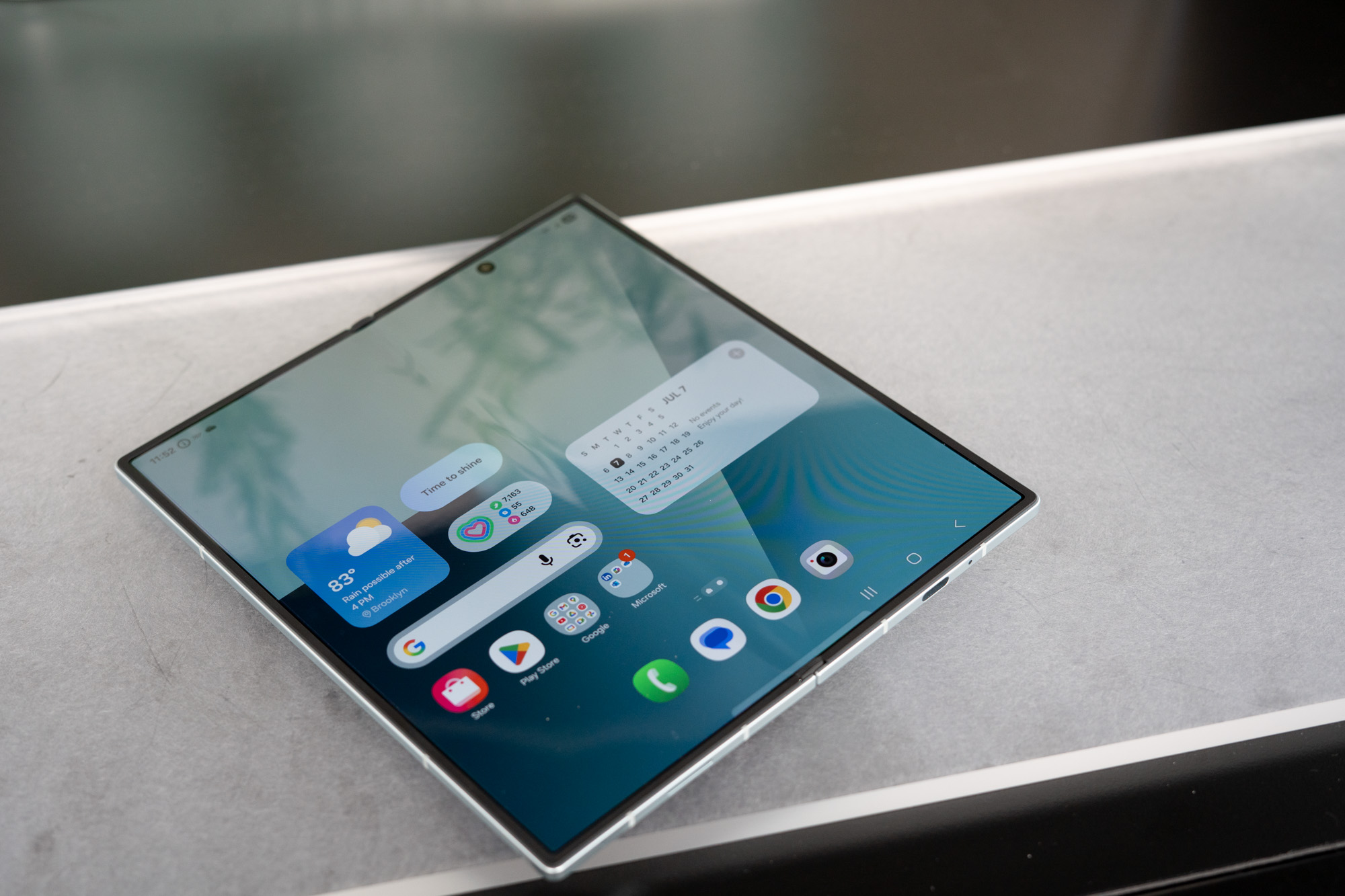 Samsung unveils a new Flex Titanium foldable display that is slimmer, more durable, and less prone to creasing, debuting in its upcoming Galaxy Z Fold 8 series