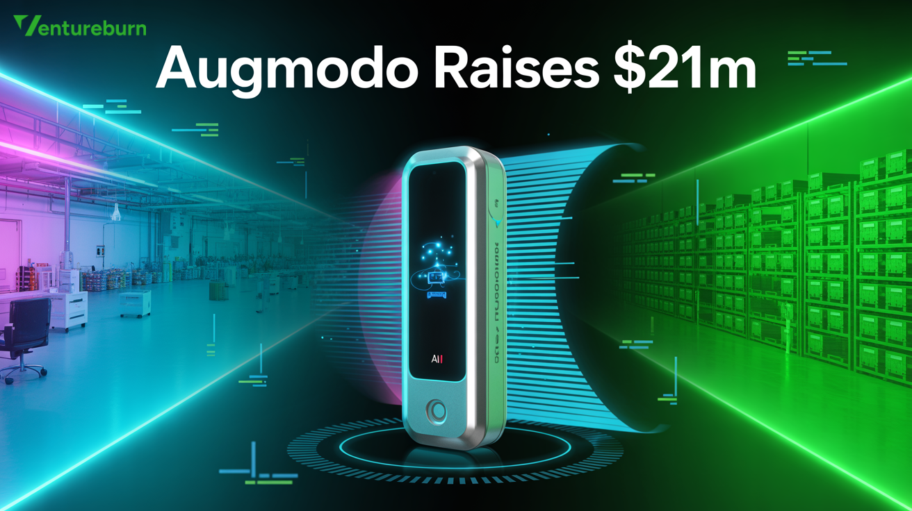 Seattle-based Augmodo, whose AI-powered "Smartbadges" worn by employees track shelf inventory, raised $21M led by TQ Ventures at a $350M valuation