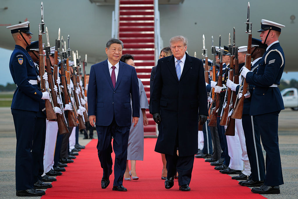 The US and China create a "Super Intelligence Dialogue" on AI risks and a separate AI incident hotline, likened to a Cold War-era "red telephone"