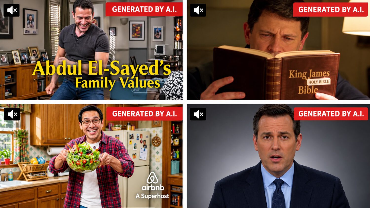 US candidates and PACs, mostly tied to Republicans, have spent $137M+ on 220 AI-generated campaign ads in 2026; ~70% of the 220 videos didn't disclose AI use
