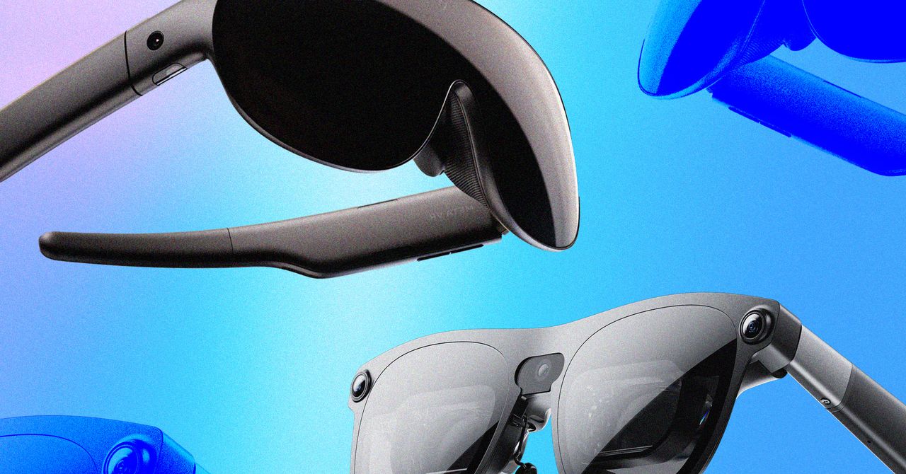 Xreal's Aura and Meta's VR Glasses hands-on: both have a compute puck and are light, but Aura's arrive in 2026 and have passthrough lenses suitable for walking